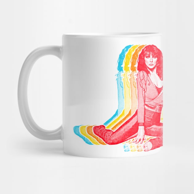 Kate Bush / Retro Rainbow Aesthetic Design by DankFutura